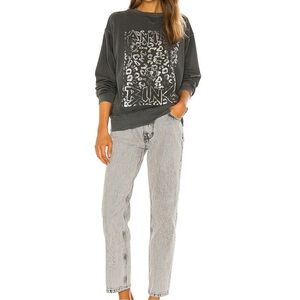 Anine Bing Ramona Panther Sweatshirt Large
